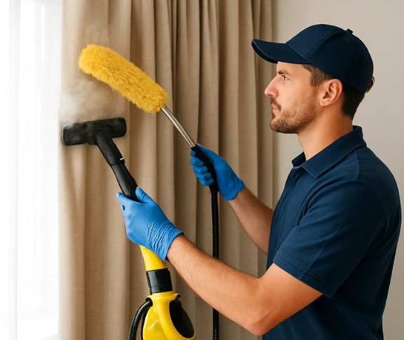 Trusted residential curtain cleaning technician Matty Curtain Cleaning freshwater-creek-vic QLD