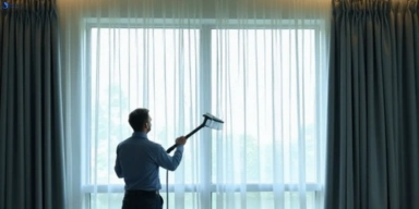 Commercial curtain stain removal service freshwater-creek-vic hotels offices restaurants